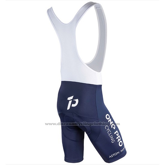 2018 Cycling Jersey One Pro White and Dark Blue Short Sleeve and Bib Short